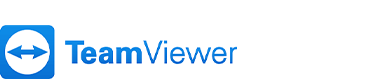 TeamViewer - Weißes und blaues Logo