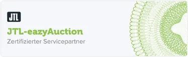 JTL Shop Agentur - Badge JTL eazyAuction zertifizierter Servicepartner