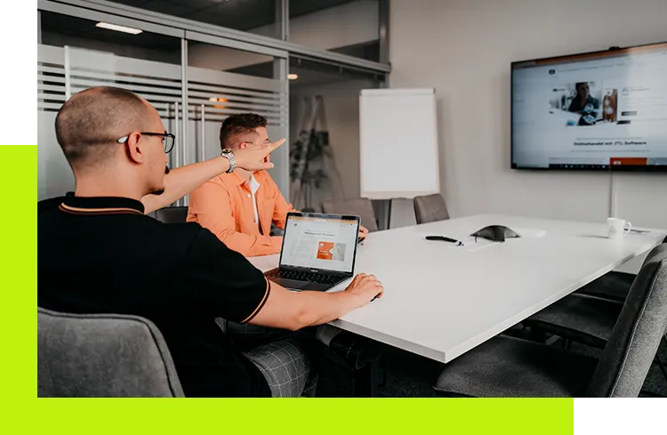 Digitalagentur Über uns - Besprechung zur Digital-Strategie eines Onlineshops