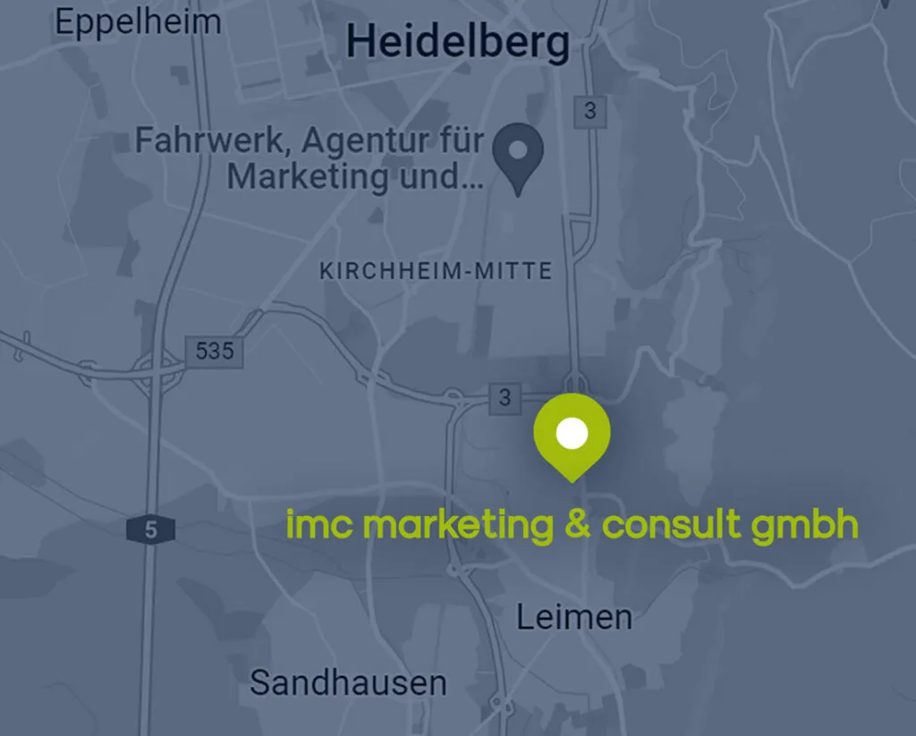 Landingpage Agentur Heidelberg - Karte für Anfahrt