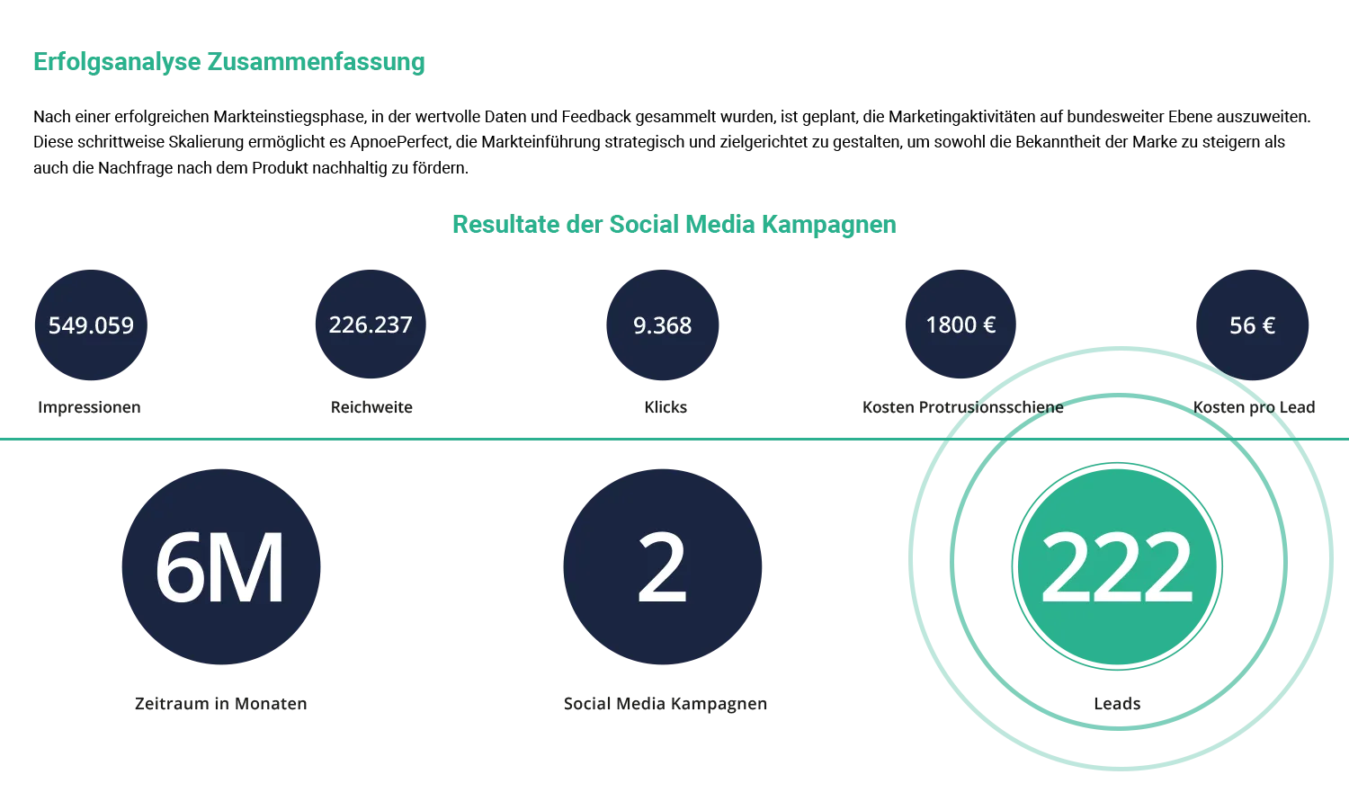 Leadgenerierung Analyse Referenz imc – Auswertung der Social Media Kampagnen