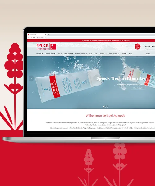 Referenz Werbeagentur Onlineshop - Digitalagentur Referenz mit Onlineshop für nachhaltige Kosmetik auf Laptop