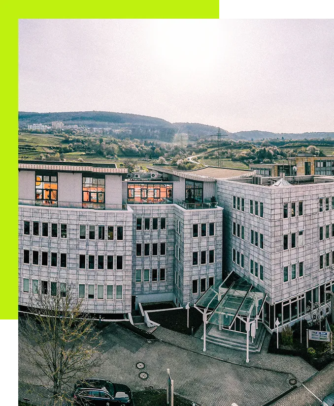 SEA Marketing Agentur Heidelberg - Luftaufnahme des Bürogebäudes - Im Breitspiel 19 in Heidelberg