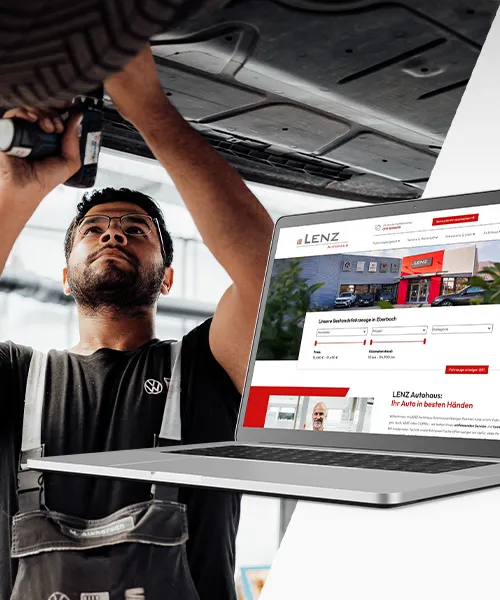 Corporate Website Lenz Autohaus – Moderne und neue Webseite von Lenz Autohaus