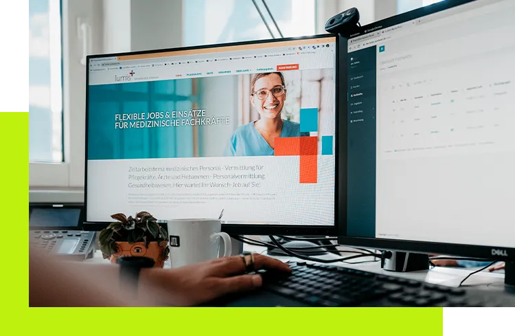 Online Portal - Entwicklung eines Online-Portals für den Gesundheits- und Personalbereich